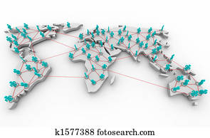 רשת גלובלית, של, אנשים