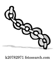 Metallic circle chains Clip Art | k8515649 | Fotosearch