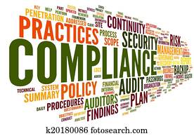 conformidad, y, auditoría, en, palabra, etiqueta, nube