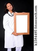 Lovely African American Doctor or Nurse