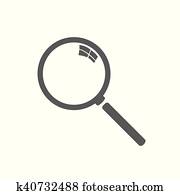Magnifying glass icon Magnifying glass icon