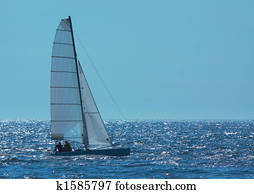 sailing on a summerday