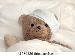 Teddy in hospital Teddy in hospital