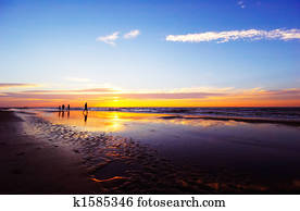 משפחה, על החוף