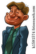 A happy business man A happy business man