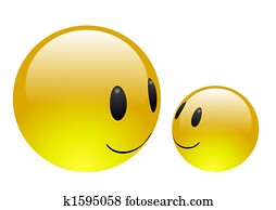 aqua, emoticons, -, vänskap