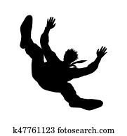 fallender, mann fallender, mann