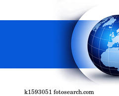 globo mundial, desenho, conceito