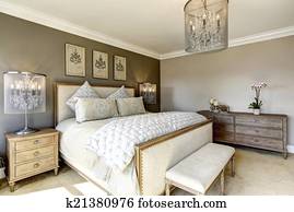 Luxury bedroom interor