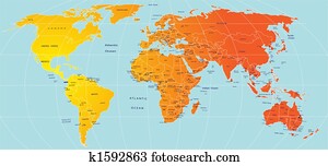 Map of world Map of world