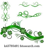 Ornamental design elements Ornamental design elements