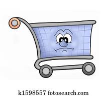 Shoping cart sad Shoping cart sad