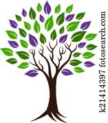 Life tree image. Concept of happiness, young and healthy. Vector icon Life tree image. Concept of happiness, young and healthy. Vector icon