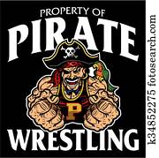 pirate wrestling pirate wrestling