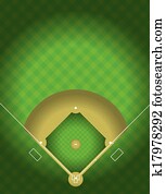 Vector Baseball Field Vector Baseball Field
