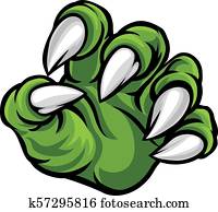 מפלצת, טופרים, ציפורן, העבר