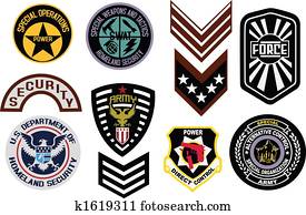 military badge logo military badge logo