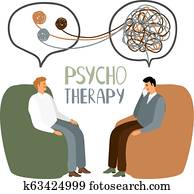 Psychotherapy treatment concept Psychotherapy treatment concept