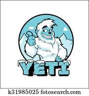 Yeti Pliki Wektorowe Typu Clipart 1000 Yeti Obrazy Eps