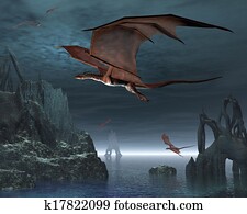 דרקון, איים