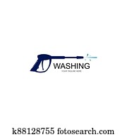 לחץ, להתרחץ, לוגו, template.