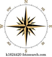 Black and Gold Compass Black and Gold Compass