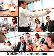 business group brainstorming