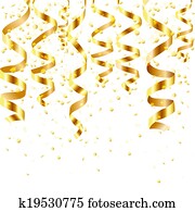 Gold Curling Stream Gold Curling Stream
