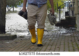 hurricane flooded street hurricane flooded street