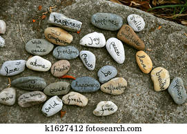 Message stones Message stones