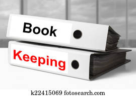 oficina, carpetas, teneduría de libros