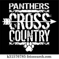 panther, überqueren land panther, überqueren land