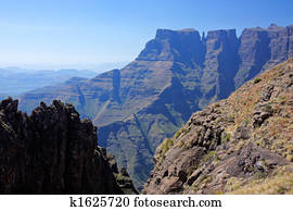 דראקאנסבארג, הרים