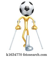 Injured Soccer Football Player Injured Soccer Football Player