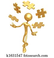Juggling Puzzle Pieces Juggling Puzzle Pieces