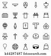 religião, ícones