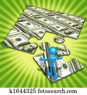 American Currency Concept Puzzle