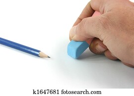 borrar, primer plano