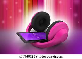 cell phone with headphones cell phone with headphones