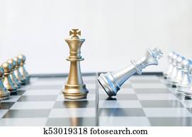 Checkmate business or political concept Checkmate business or political concept