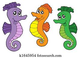 Cute sea horses Cute sea horses