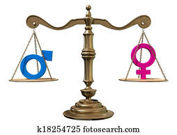 Gender Equality Balancing Scale Gender Equality Balancing Scale