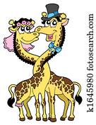 Giraffes wedding 2 Giraffes wedding 2