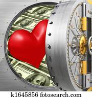Heart In Bank Vault Heart In Bank Vault