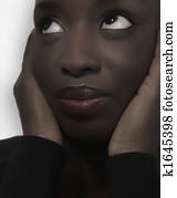 portrait of black woman portrait of black woman
