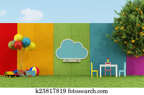School playground for children School playground for children