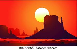 Arizona (Monument Valley)Sunset