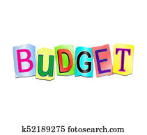 budget, glose, concept.