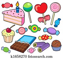 Candy and cakes collection Candy and cakes collection
