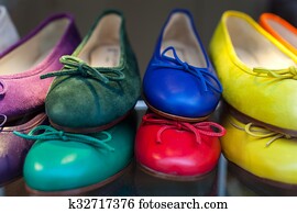 Colorful female shoes Colorful female shoes